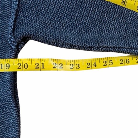 American Eagle Charcoal Cropped Knit Sweater XS 100% Cotton Minimal - Picture 9 of 9